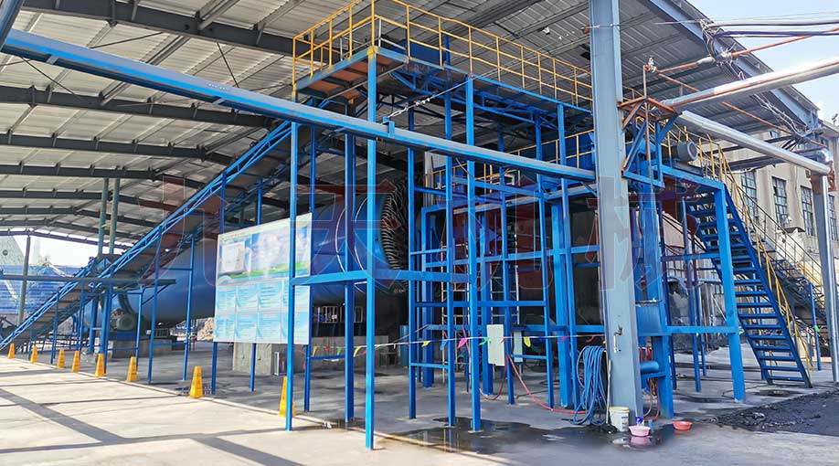 蒸汽煤泥烘干机设备图