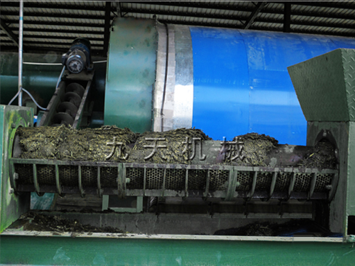 中药渣子烘干机设备图