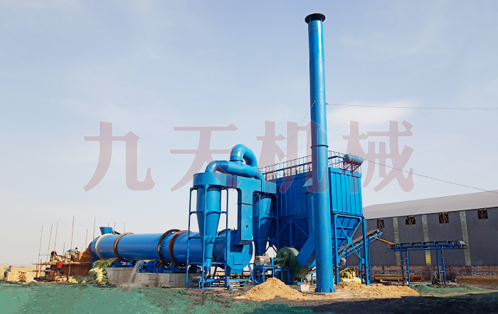 山西寿阳煤泥烘干机现场图