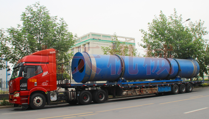 药渣烘干机发往黑龙江